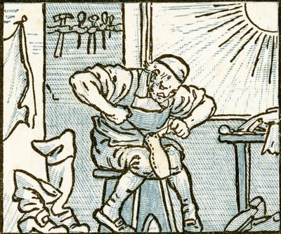 Il calzolaio, illustrazione della canzone 
